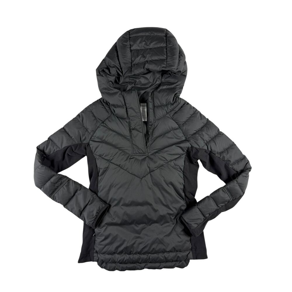 Ivivva by Lululemon Up To Snow Good 700 Down Pullover Jacket Black Size 12